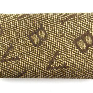 BVLGARI Key Case Maxilgo Beige Pink Canvas ?~ Leather Authentic USED